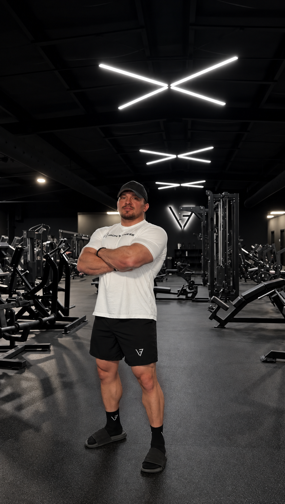 Patrick Neumiller standing in the gym